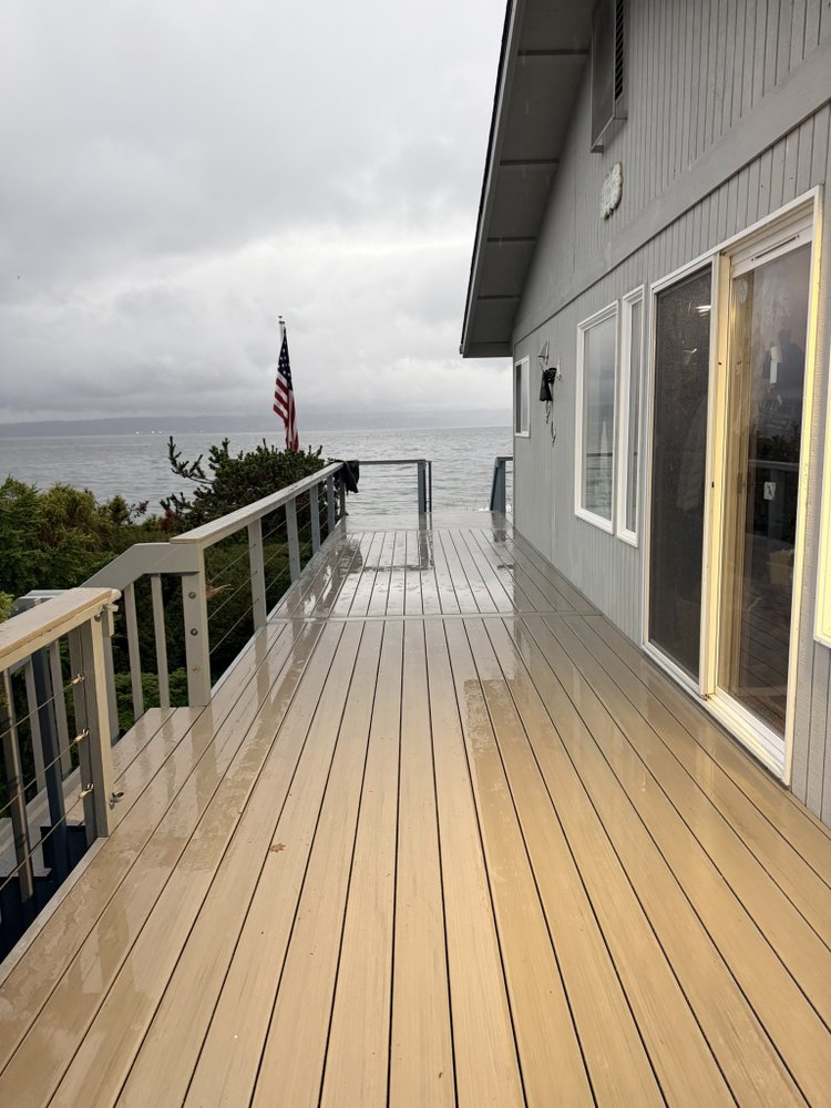 Rooftop deck Seattle built by Deck Builder Seattle in Madrona Seattle