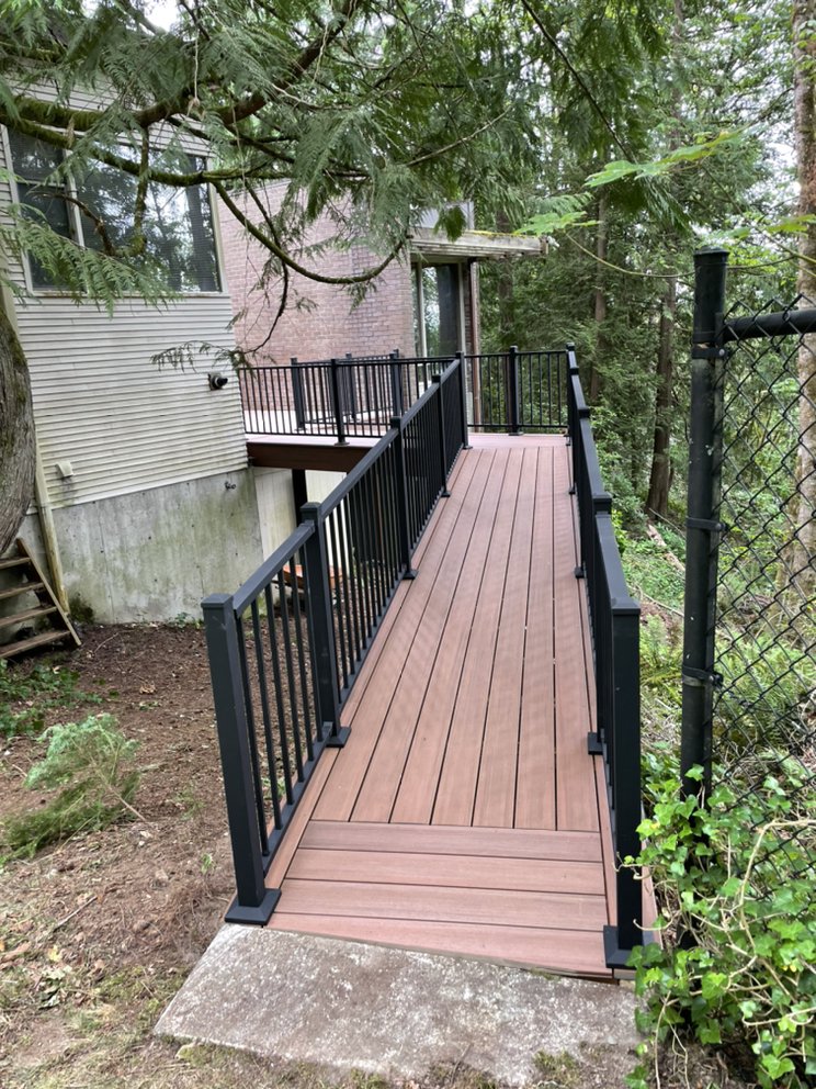 Cedar Deck Builder in Seattle